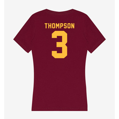 Minnesota - NCAA Football : Perry Thompson - Women's V-Neck T-Shirt-1