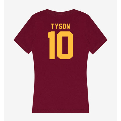 Minnesota - NCAA Men's Basketball : Cade Tyson - Women's V-Neck T-Shirt-1