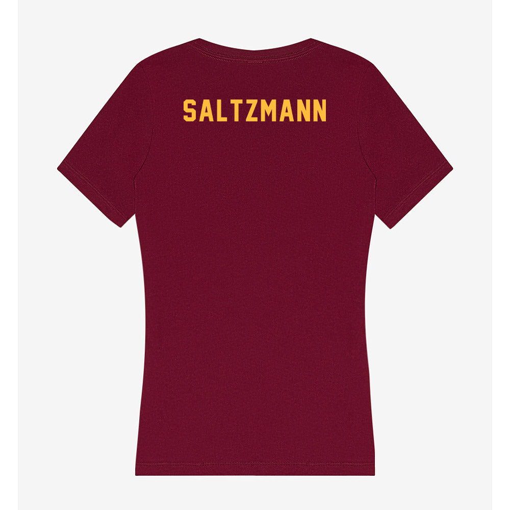 Minnesota - NCAA Women's Gymnastics : Lacie Saltzmann - Women's V-Neck T-Shirt-1