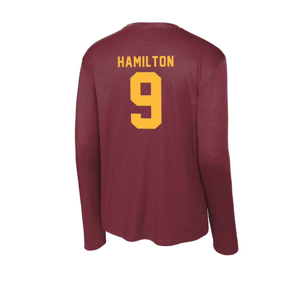 Minnesota - NCAA Baseball : Davis Hamilton - Activewear Long Sleeve T-Shirt-1