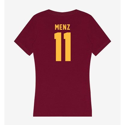 Minnesota - NCAA Football : Karter Menz - Women's V-Neck T-Shirt-1