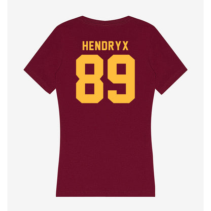 Minnesota - NCAA Football : Quayd Hendryx - Women's V-Neck T-Shirt-1
