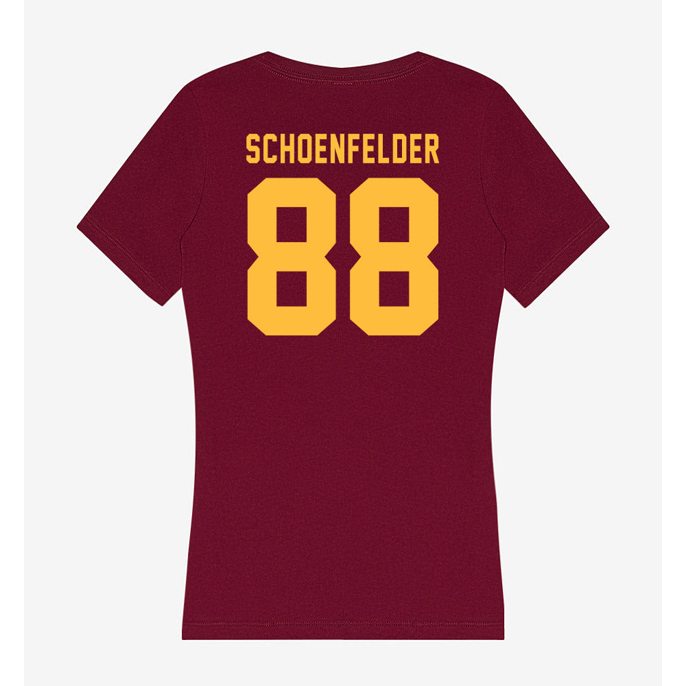 Minnesota - NCAA Women's Soccer : Brenna Schoenfelder - Women's V-Neck T-Shirt-1