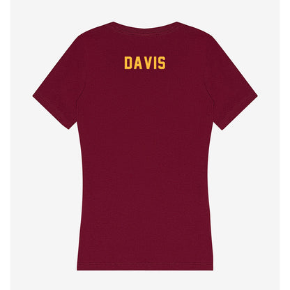 Minnesota - NCAA Women's Track & Field : Kyaliah Davis - Women's V-Neck T-Shirt-1