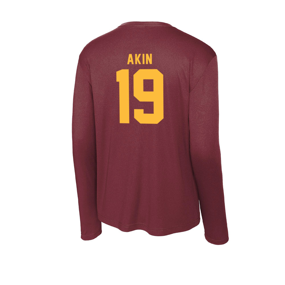 Minnesota - NCAA Baseball : Jackson Akin - Activewear Long Sleeve T-Shirt-1
