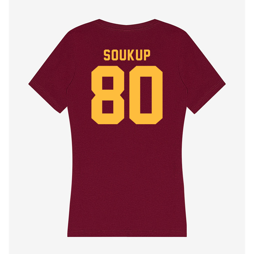 Minnesota - NCAA Football : Alan Soukup - Women's V-Neck T-Shirt-1