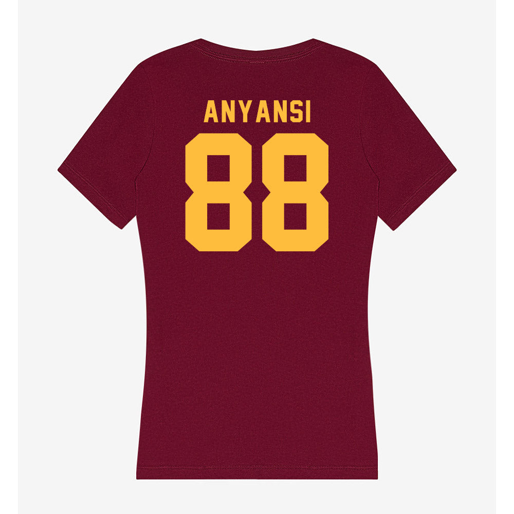 Minnesota - NCAA Football : Josiah Anyansi - Women's V-Neck T-Shirt-1