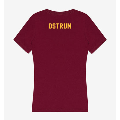 Minnesota - NCAA Women's Gymnastics : Arianna Ostrum - Women's V-Neck T-Shirt-1