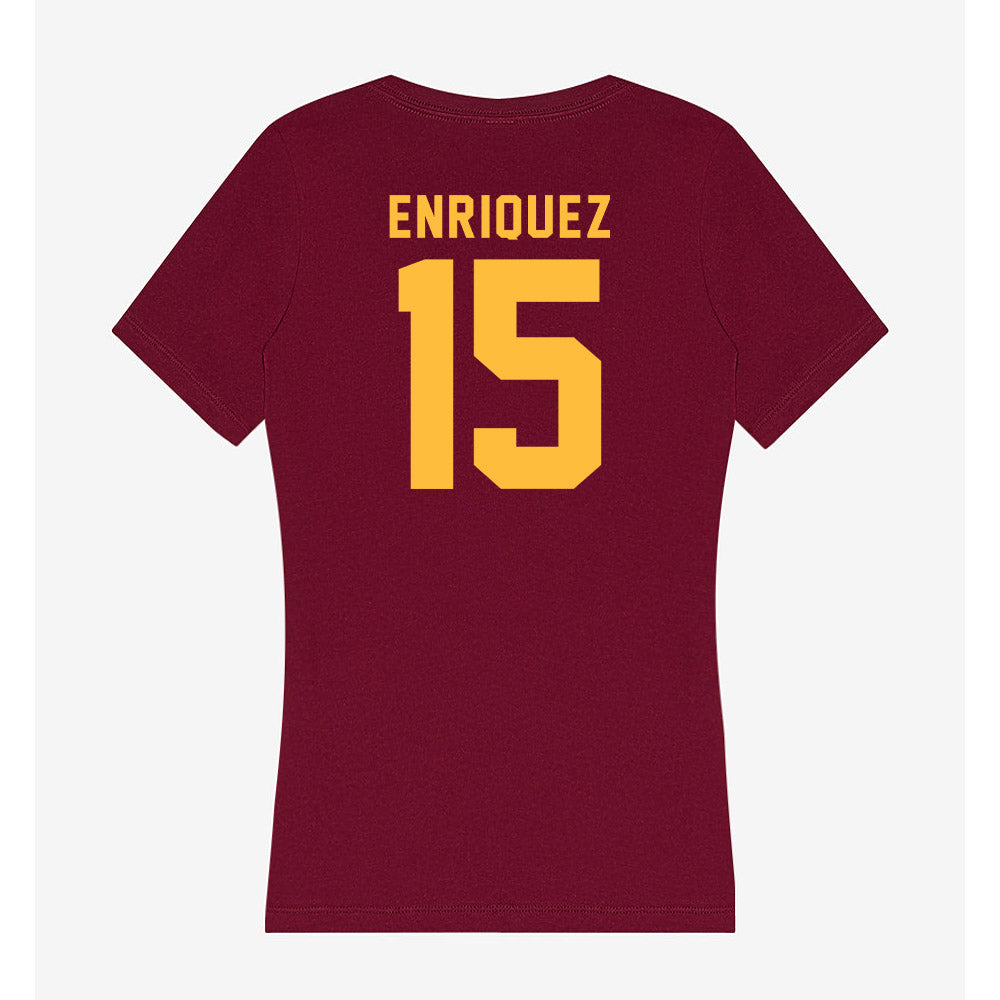 Minnesota - NCAA Women's Soccer : Savannah Enriquez - Women's V-Neck T-Shirt-1