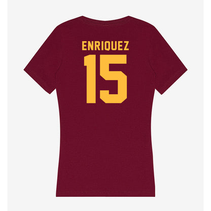 Minnesota - NCAA Women's Soccer : Savannah Enriquez - Women's V-Neck T-Shirt-1