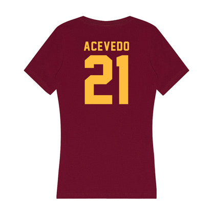 Minnesota - NCAA Women's Volleyball : Alex Acevedo - Women's V-Neck T-Shirt-1