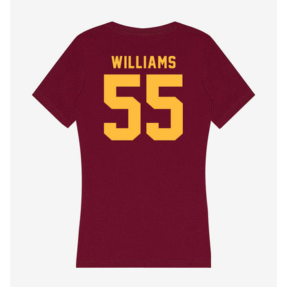 Minnesota - NCAA Football : Jerome Williams - Women's V-Neck T-Shirt-1