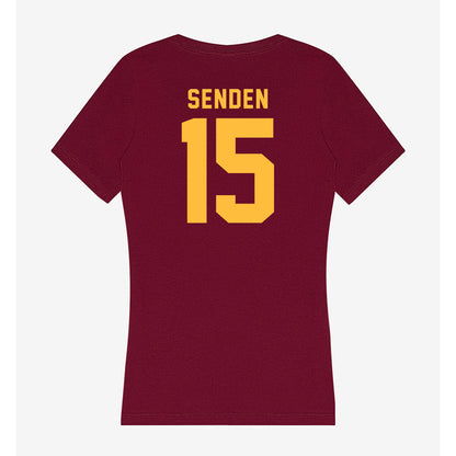 Minnesota - NCAA Women's Basketball : Brynn Senden - Women's V-Neck T-Shirt-1