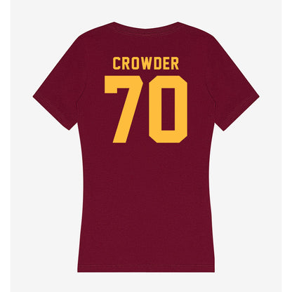 Minnesota - NCAA Football : Naquan Crowder - Classic Shersey Women's V-Neck T-Shirt-1