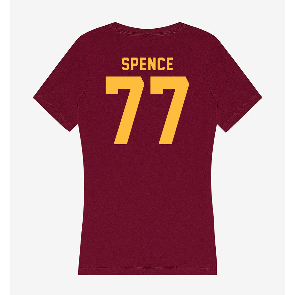 Minnesota - NCAA Football : Nick Spence - Women's V-Neck T-Shirt-1
