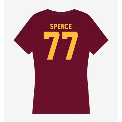 Minnesota - NCAA Football : Nick Spence - Women's V-Neck T-Shirt-1