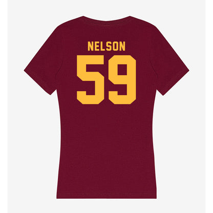 Minnesota - NCAA Football : Tony Nelson - Women's V-Neck T-Shirt-1
