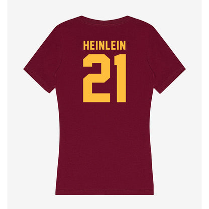 Minnesota - NCAA Women's Soccer : Hannah Heinlein - Women's V-Neck T-Shirt-1