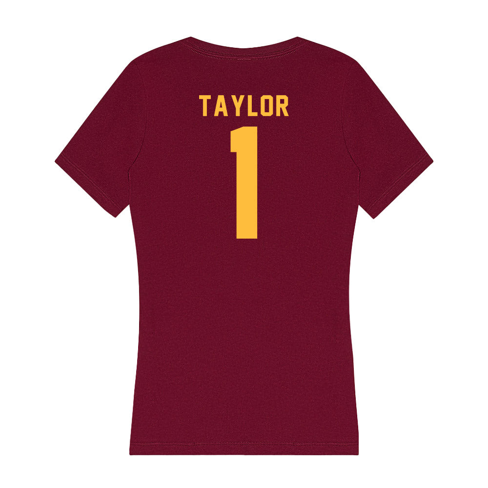 Minnesota - NCAA Football : Darius Taylor - Women's V-Neck T-Shirt-1