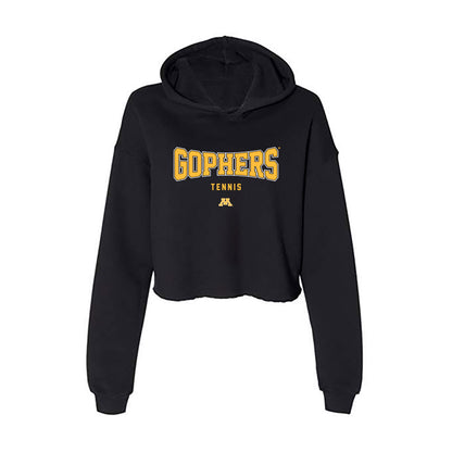 Minnesota - NCAA Women's Tennis : Jeselle Ante - Women's Crop Fleece Hoodie-0