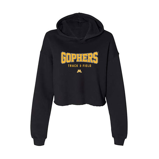 Minnesota - NCAA Men's Track & Field : Jayden Green - Women's Crop Fleece Hoodie-0