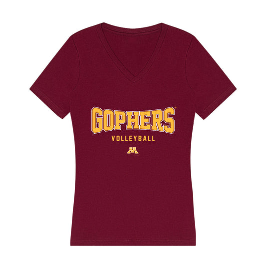 Minnesota - NCAA Women's Volleyball : Alex Acevedo - Women's V-Neck T-Shirt-0
