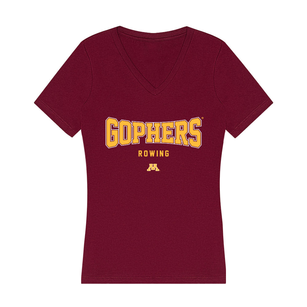 Minnesota - NCAA Women's Rowing : Peyton Wry - Women's V-Neck T-Shirt-0