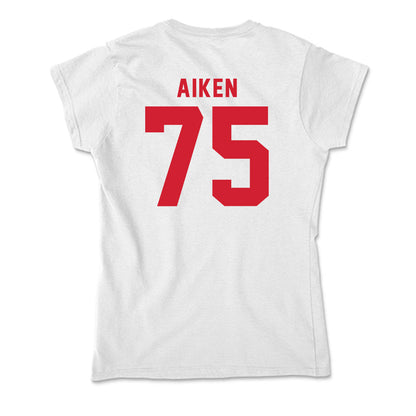 NC State - NCAA Football : Tre Aiken - Soft Style Women’s T-Shirt-1