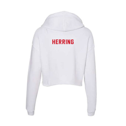 NC State - NCAA Men's Golf : Jake Herring - Women's Crop Fleece Hoodie-1