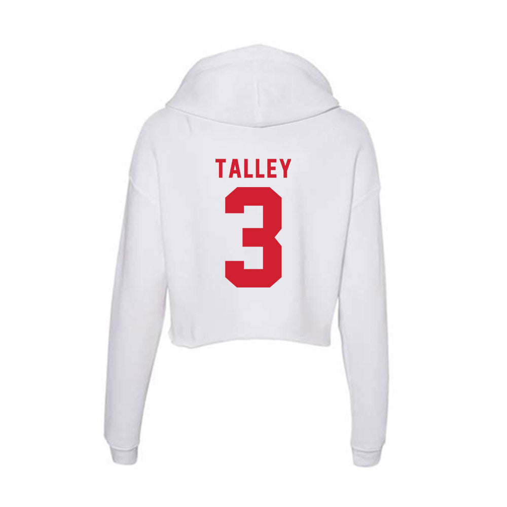 NC State - NCAA Softball : Morgen Talley - Women's Crop Fleece Hoodie-1