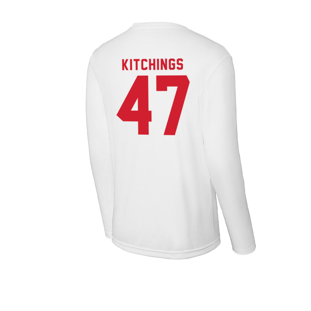 NC State - NCAA Baseball : Aiden Kitchings - Activewear Long Sleeve T-Shirt-1