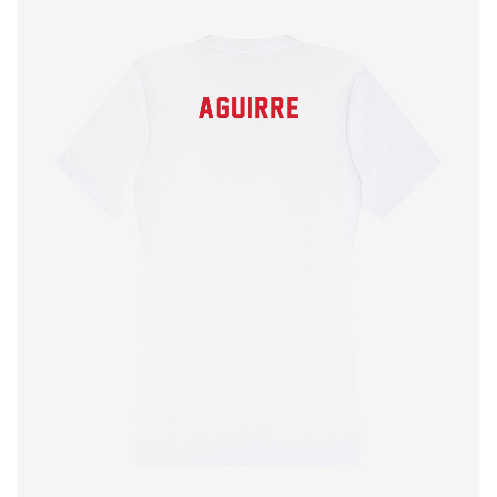 NC State - NCAA Football : Markel Aguirre - Women's V-Neck T-Shirt-1