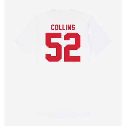 NC State - NCAA Football : David Collins - Women's V-Neck T-Shirt-1