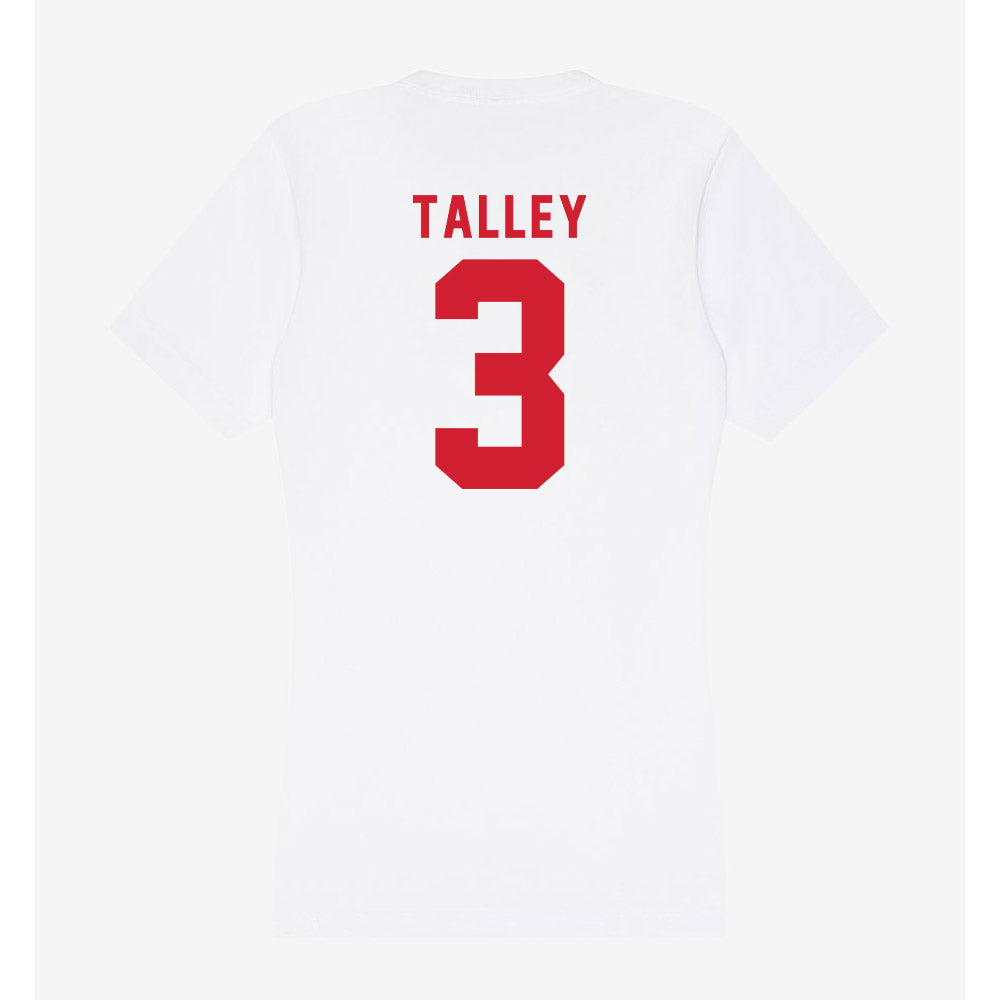 NC State - NCAA Softball : Morgen Talley - Women's V-Neck T-Shirt-1