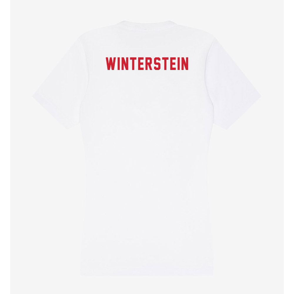 NC State - NCAA Wrestling : Pete Winterstein - Women's V-Neck T-Shirt-1