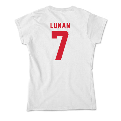 NC State - NCAA Women's Basketball : Kyshe Lunan - Soft Style Women’s T-Shirt-1