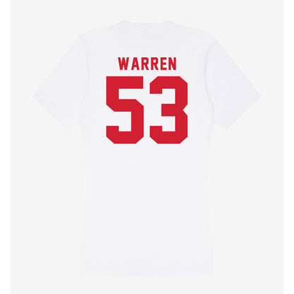 NC State - NCAA Football : Joshua Warren - Women's V-Neck T-Shirt-1