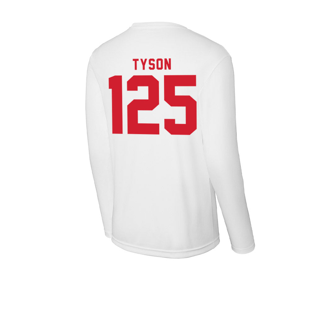 NC State - NCAA Wrestling : Marcus Tyson - Activewear Long Sleeve T-Shirt-1