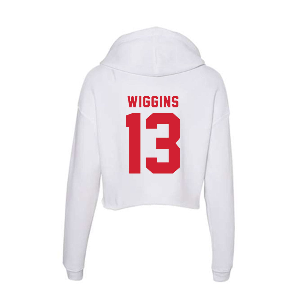 NC State - NCAA Baseball : Andrew Wiggins - Women's Crop Fleece Hoodie-1