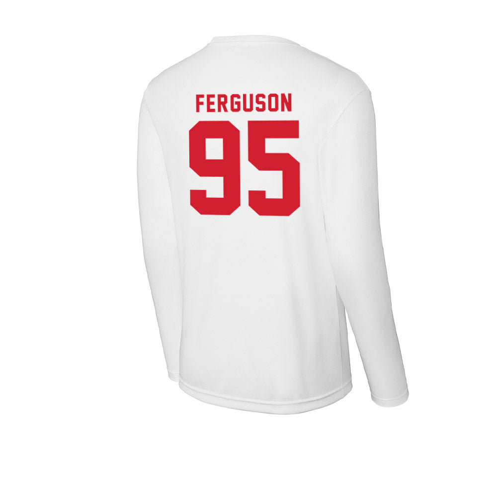 NC State - NCAA Football : Jacquey Ferguson - Activewear Long Sleeve T-Shirt-1