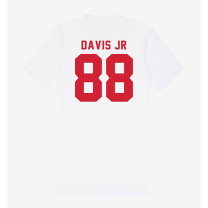 NC State - NCAA Football : Lamaris Davis Jr - Women's V-Neck T-Shirt-1