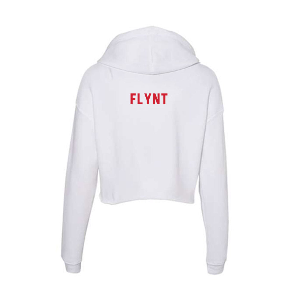 NC State - NCAA Cheerleading : Liza Flynt - Women's Crop Fleece Hoodie-1