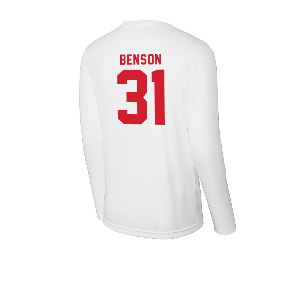 NC State - NCAA Football : Bailey Benson - Activewear Long Sleeve T-Shirt-1