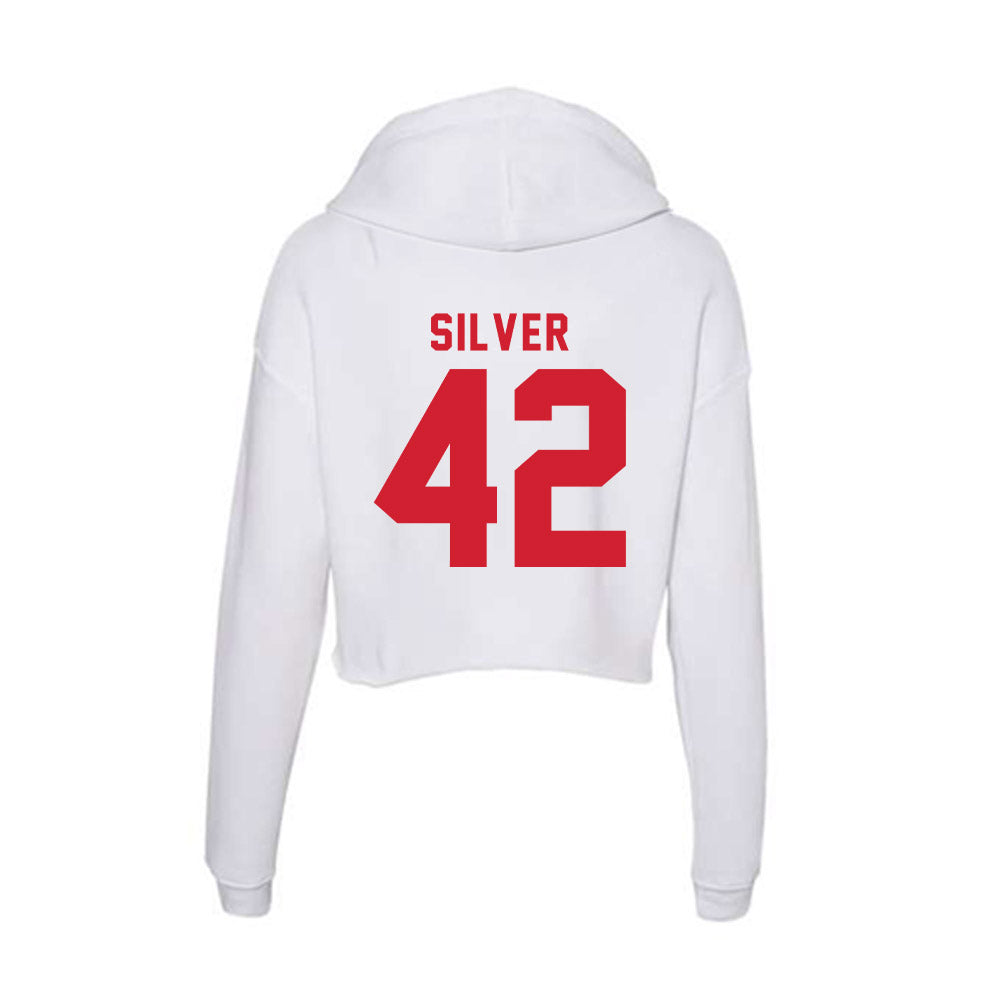 NC State - NCAA Women's Volleyball : Britni Silver - Women's Crop Fleece Hoodie-1