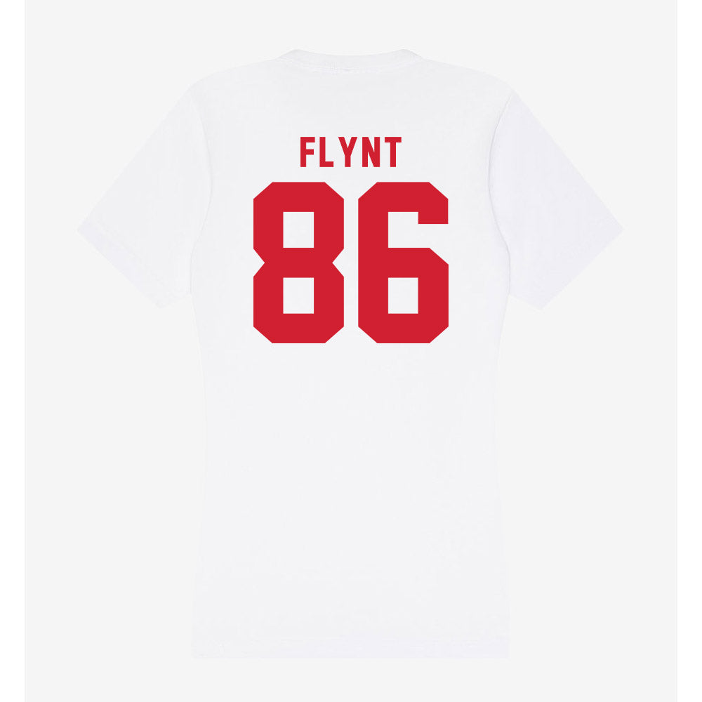 NC State - NCAA Football : Ian Flynt - Women's V-Neck T-Shirt-1