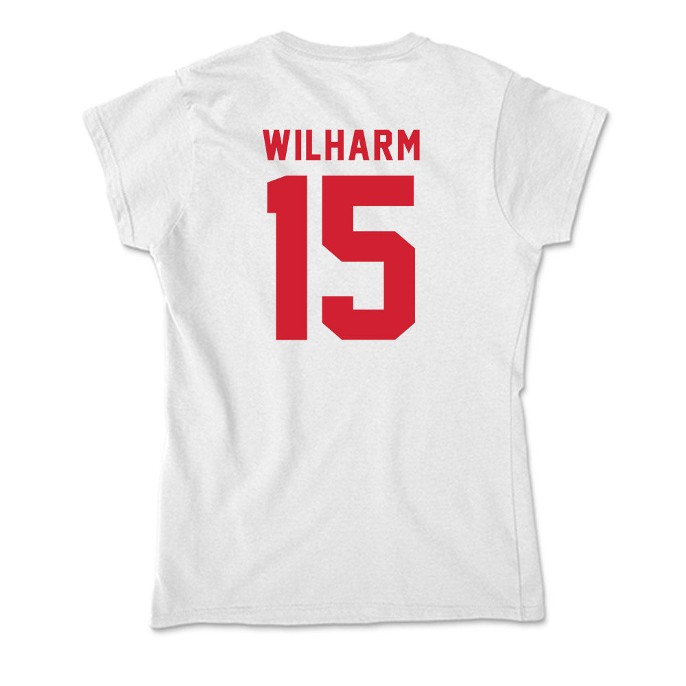 NC State - NCAA Football : Hudson Wilharm - Soft Style Women’s T-Shirt-1