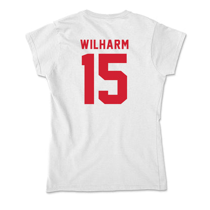 NC State - NCAA Football : Hudson Wilharm - Soft Style Women’s T-Shirt-1