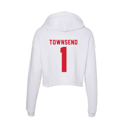 NC State - NCAA Softball : Maia Townsend - Women's Crop Fleece Hoodie-1