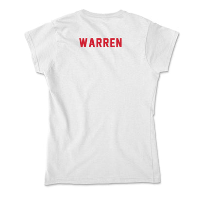 NC State - NCAA Football : Tyran Warren - Soft Style Women’s T-Shirt-1