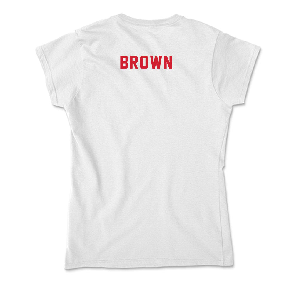 NC State - NCAA Football : Stephen Brown - Soft Style Women’s T-Shirt-1
